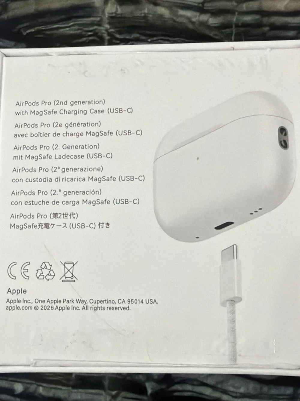 Apple AirPods Pro Wireless Earbuds in White with Charging Case